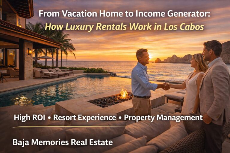 How luxury rentals Work BajaMemories