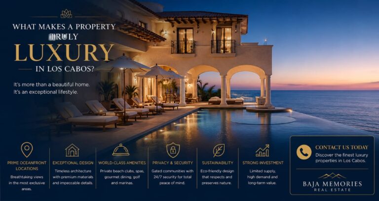 What makes a property truly luxury in los cabos - BajaMemories